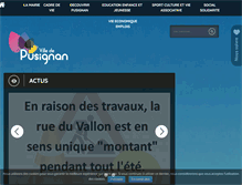 Tablet Screenshot of mairie-pusignan.fr